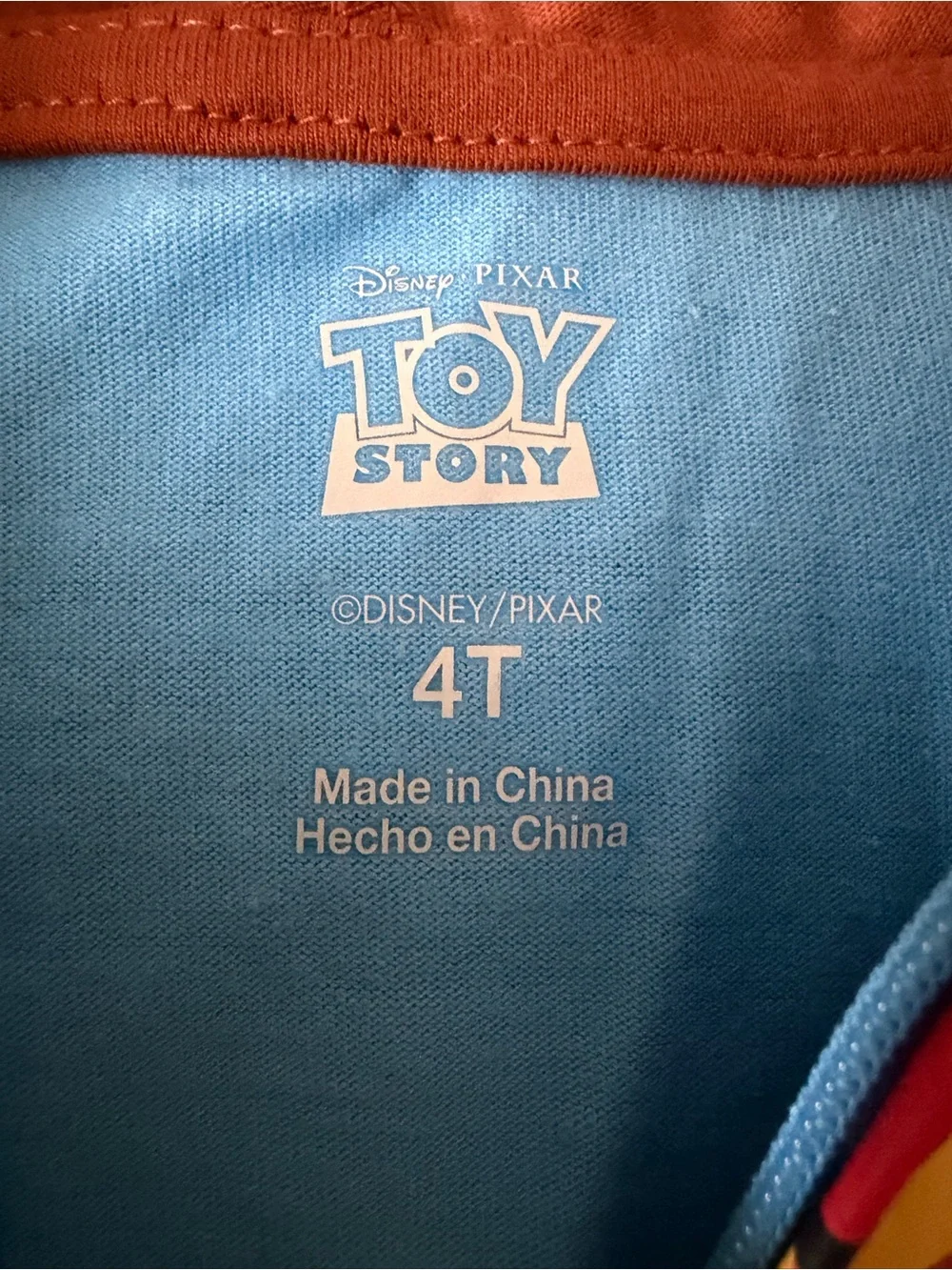 Disney Woody Onesie Costume - Yellow, Blue, Brown - Picture 3 of 3